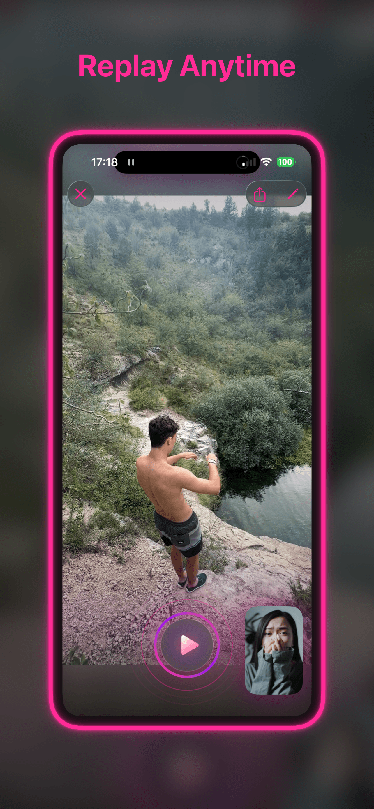 Replay screen